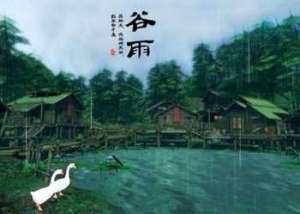 “雨水生百谷”——谷雨